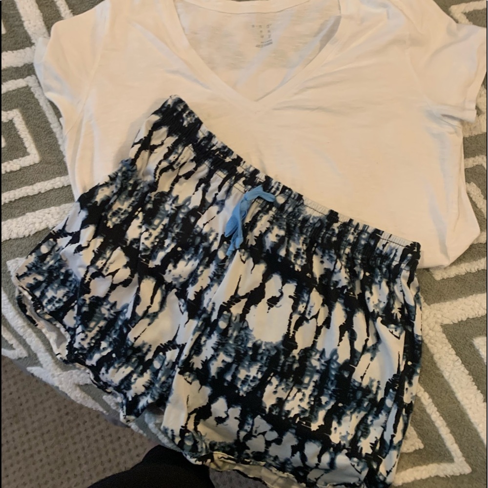 Hello Mello Tye dye lounge shorts